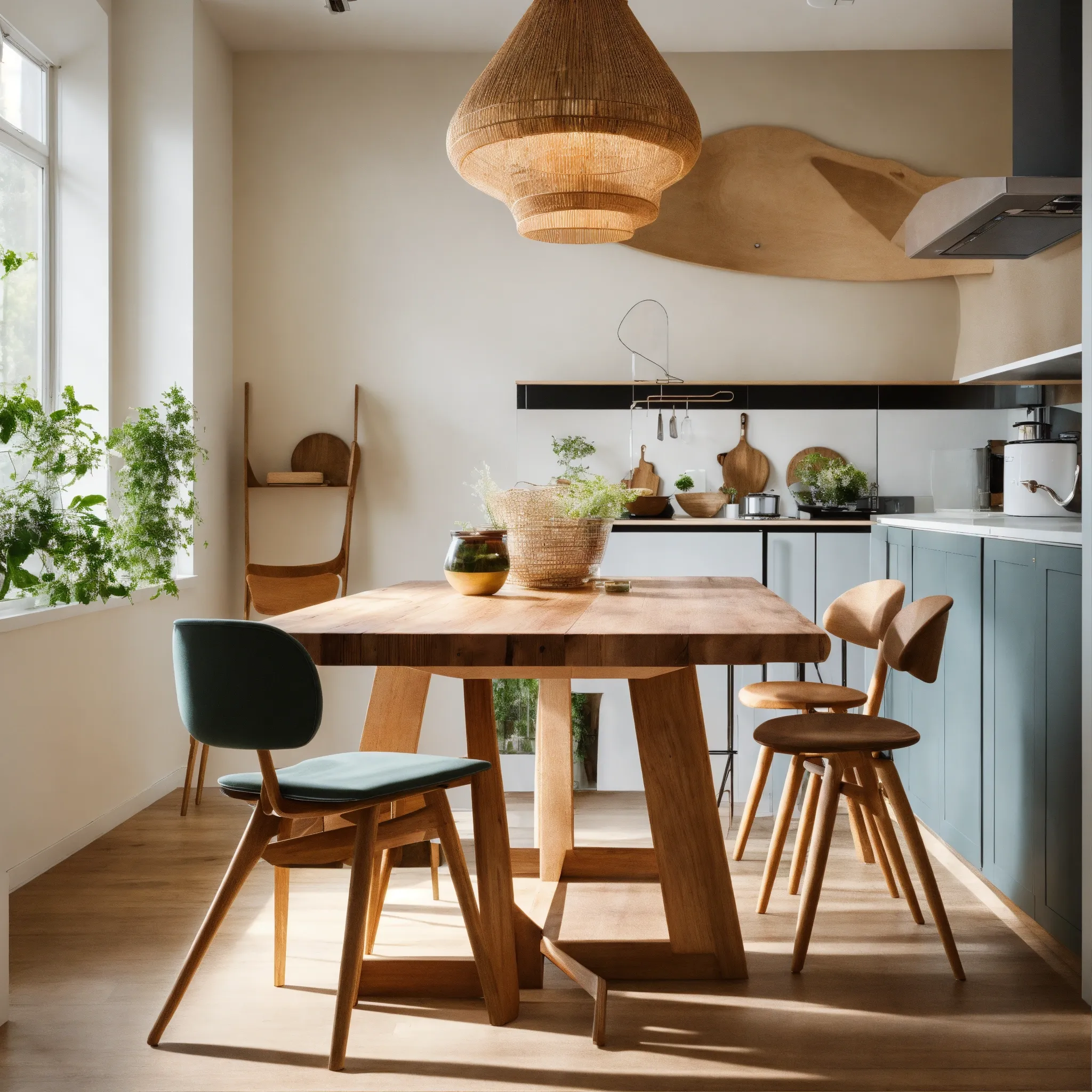 Finishing touches on completed furniture piece